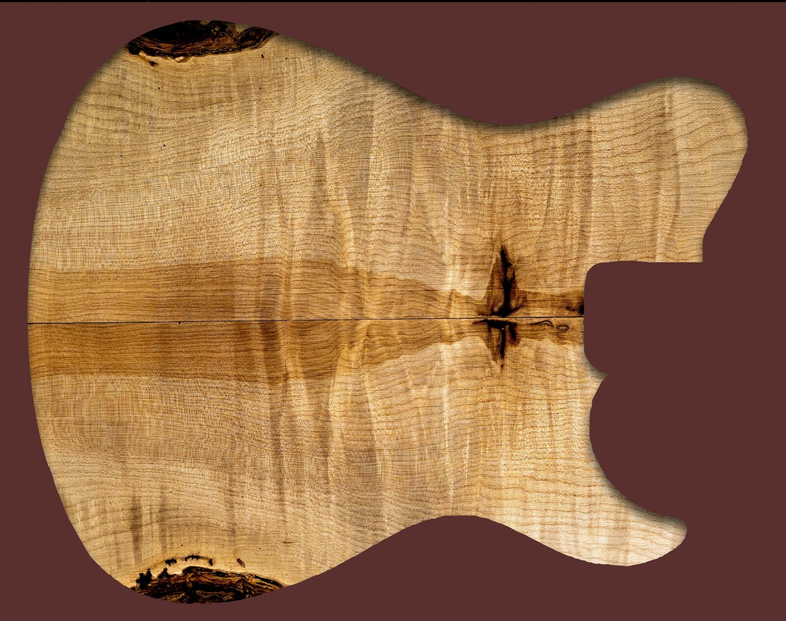 Figured Maple Guitar Top (M1023)