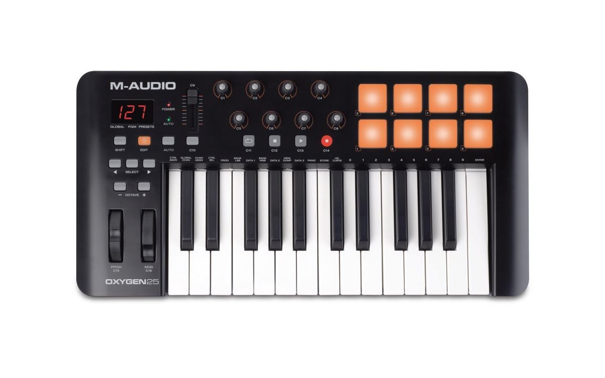 M-Audio OXYGEN25 MK IV USB MIDI Performance Keyboard Controller
