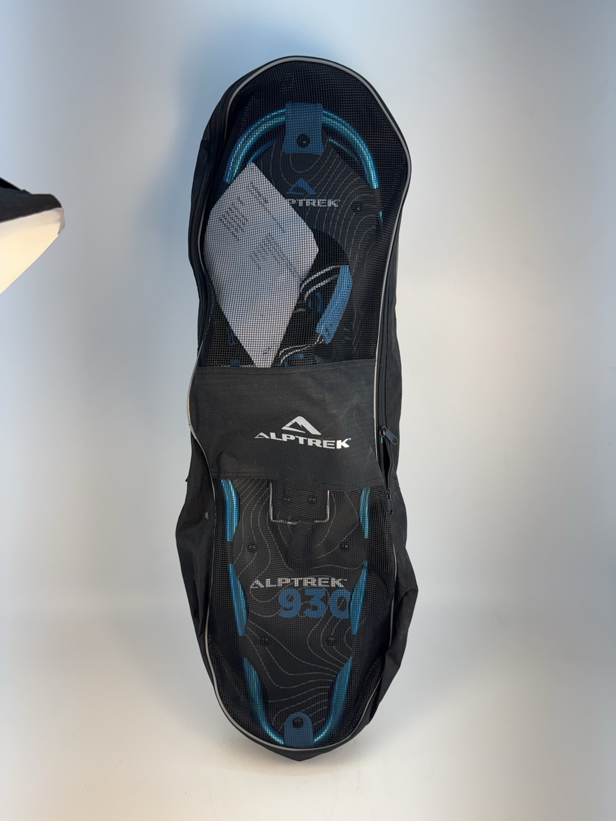 NIOB Alptrek 930 Snowshoe Kit W/Poles & Bag | Large - Blue | 250 lbs Max Weight
