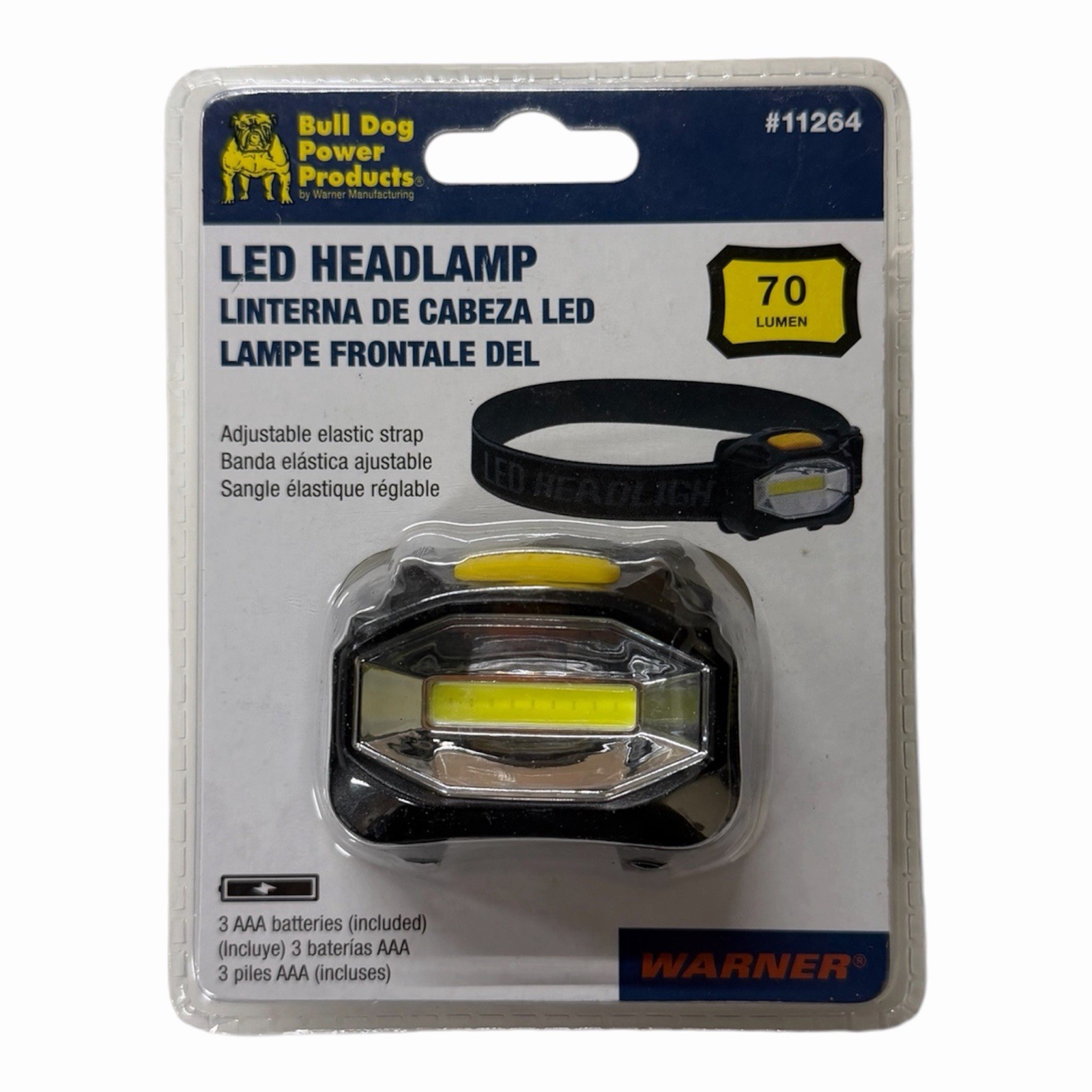 Bull Dog By Warner LED Headlamp- 70 Lumen