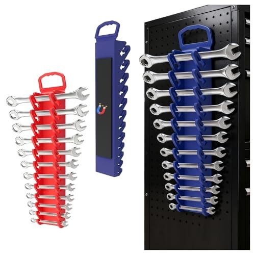 2PCS Magnetic Wrench Organizer for Tool Box - Total 24 Slots - Model 2PCS