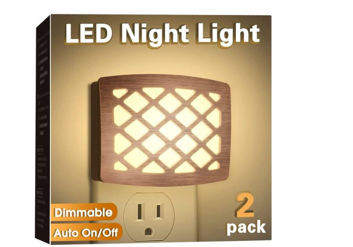 Briignite 120 Lumens Dimmable Night Light 3000K Night Lights Wall for Hallways