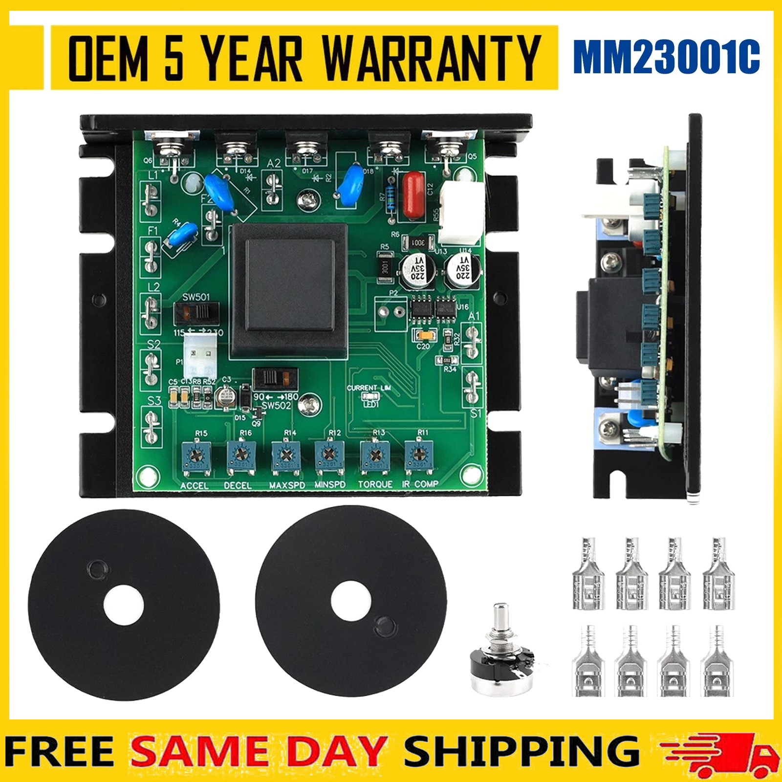 NEW For Minarik MM23001C DC Motor Variable Speed Control Module 115/230V,50/60Hz