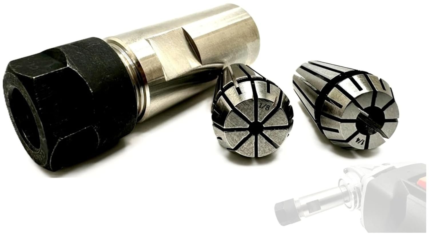 SuperGrindz 5/8”-11 Thread Angle Grinder Extension Shaft Set, Grinder Adapter...
