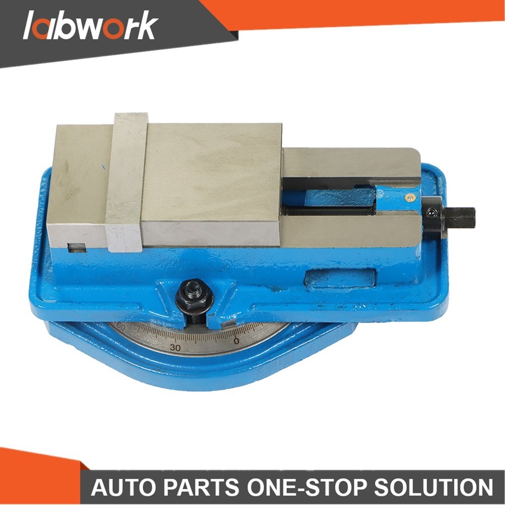 Labwork 3" Bench Vice Milling Machine Vise Lockdown Vise 360 Degree Swivel Base