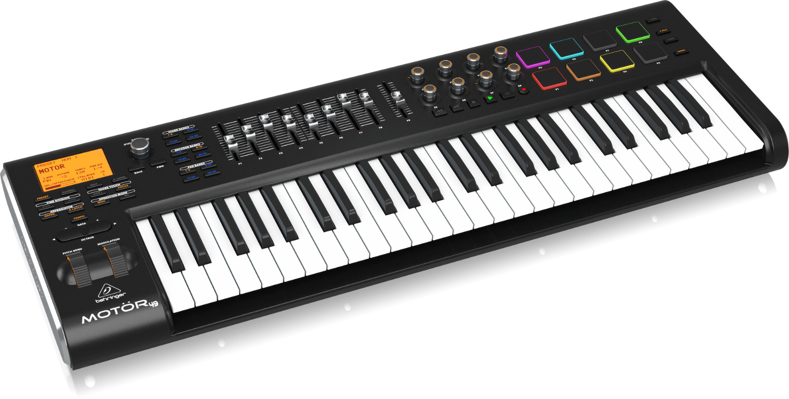 DEFECTIVE Behringer MOTOR 49 49Key USBMIDI Controller Keyboard w TouchSe G3D