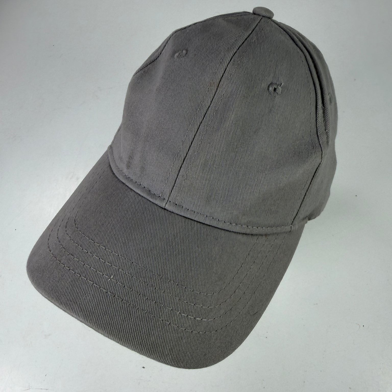 OTTO Baseball Cap Hat Boys Youth Gray 100% Cotton Adjustable Strap