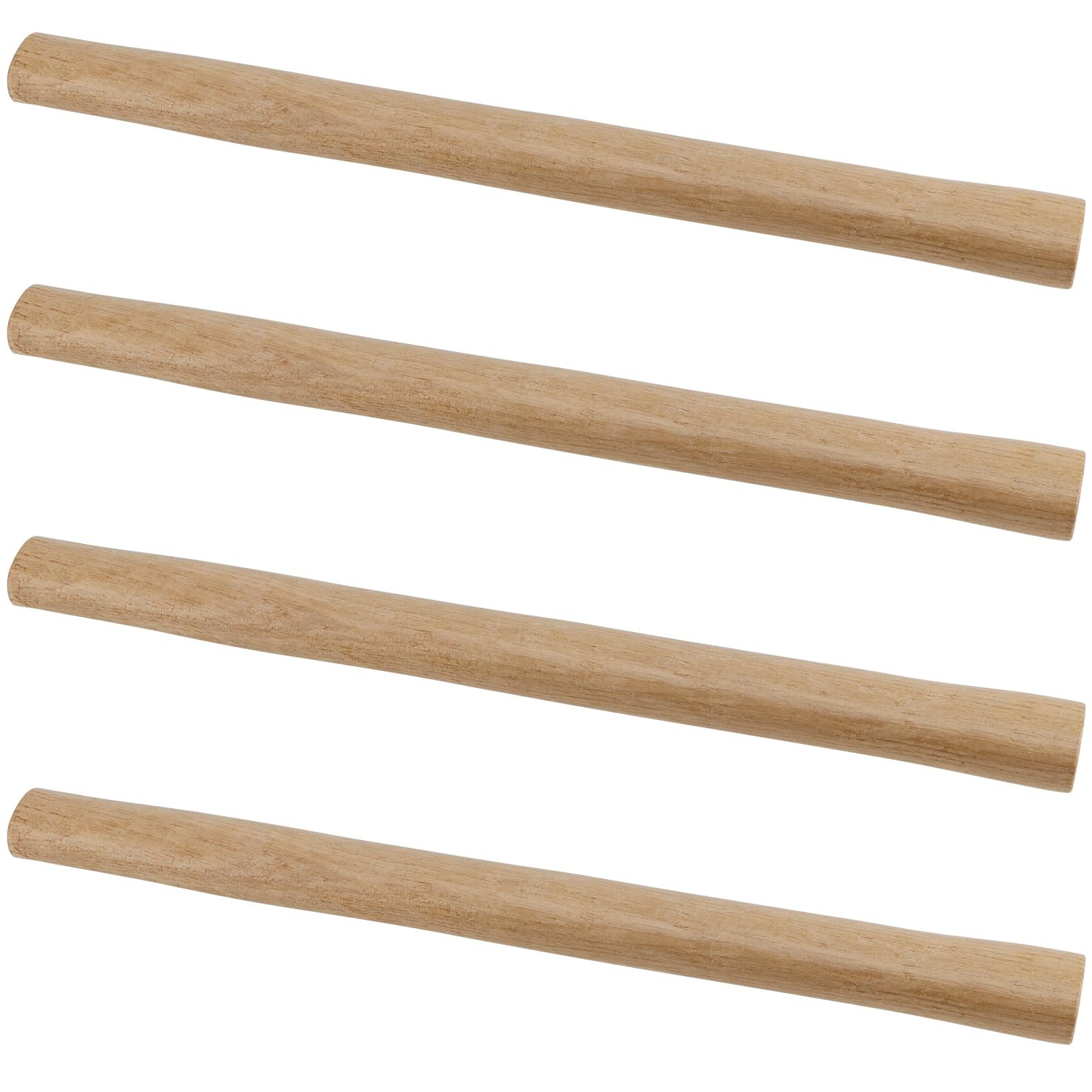 4 Pack 34cm Ball Peen Wood Hammer Handle 13 Inch Wood Sledge Hammer Handle  W...