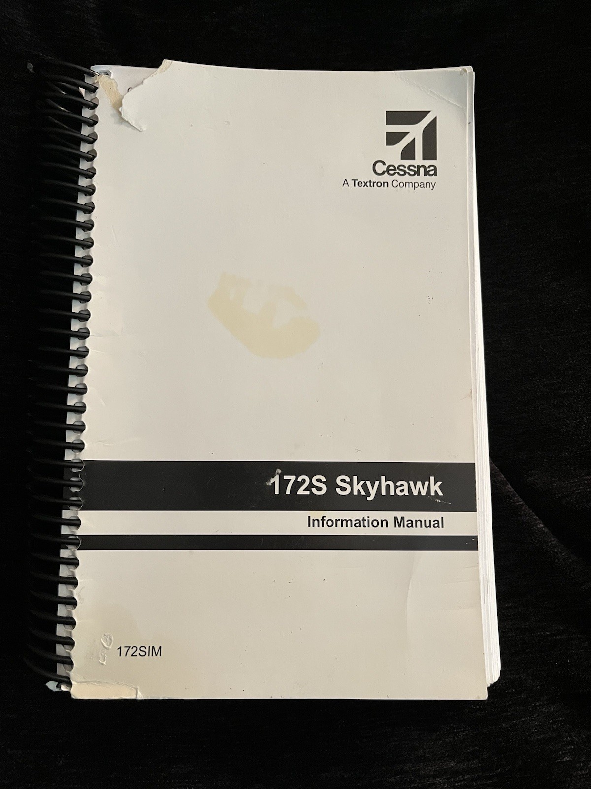 Cessna 172S Skyhawk Information Manual 172SIM Rev5 Spiral Bound