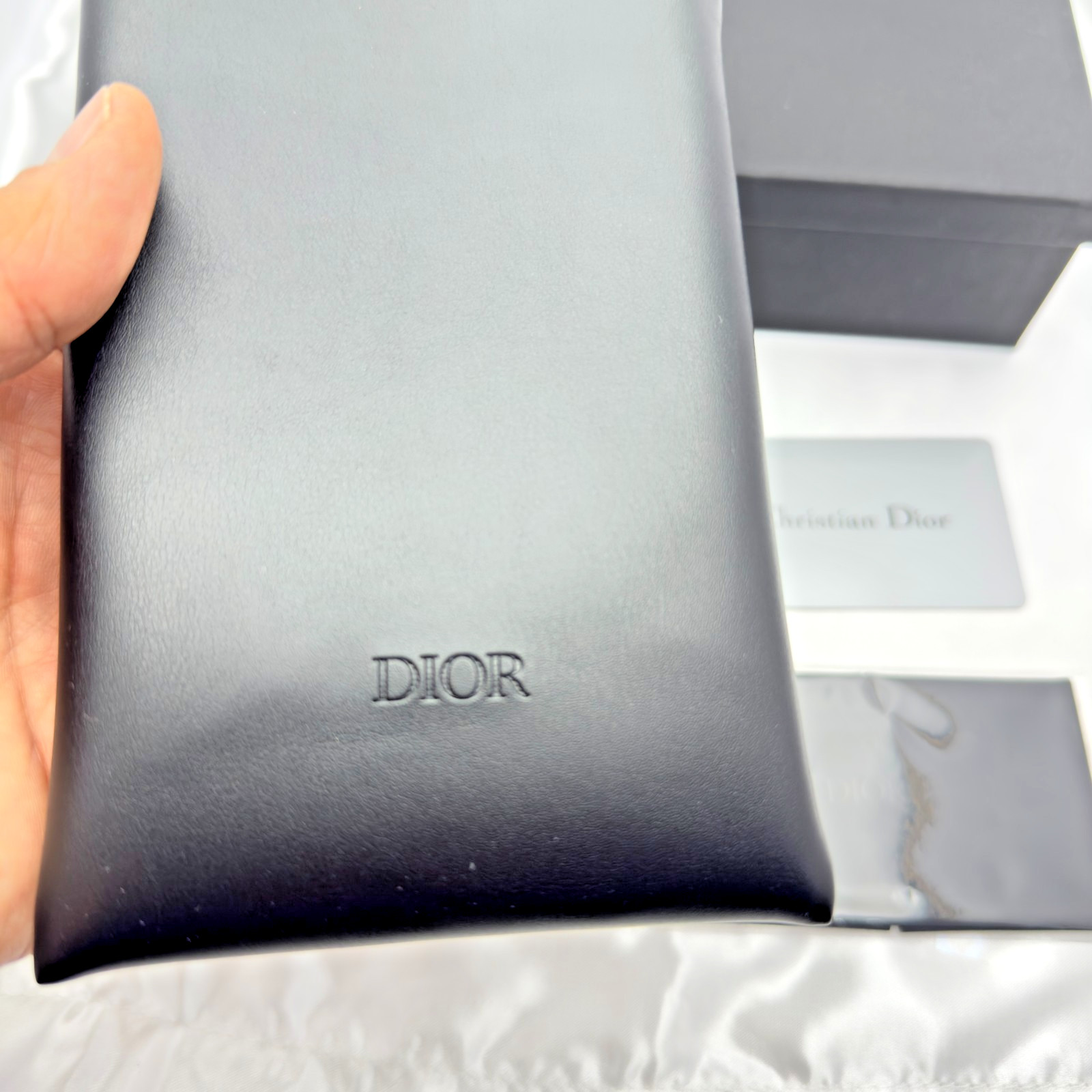 Dior Authentic Luxury Sunglasses Pouch/Case With Box. Cloths. Black