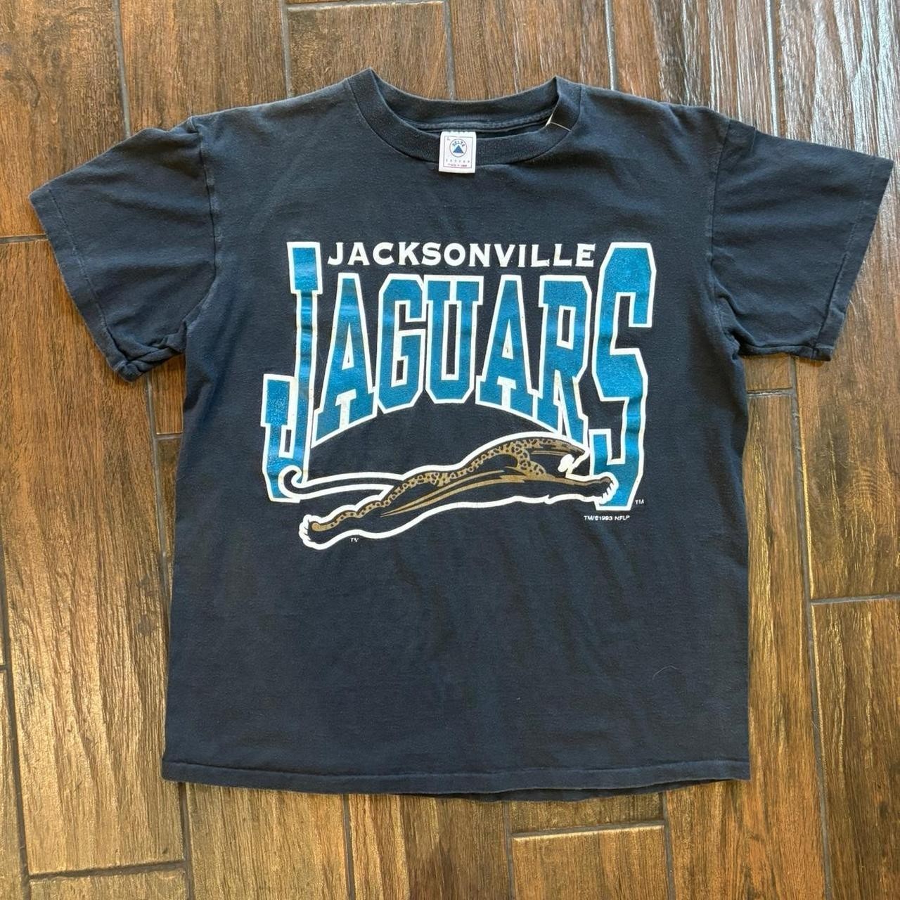 Vintage 1993 Jacksonville jaguars black color reprint unisex shirt AN56895