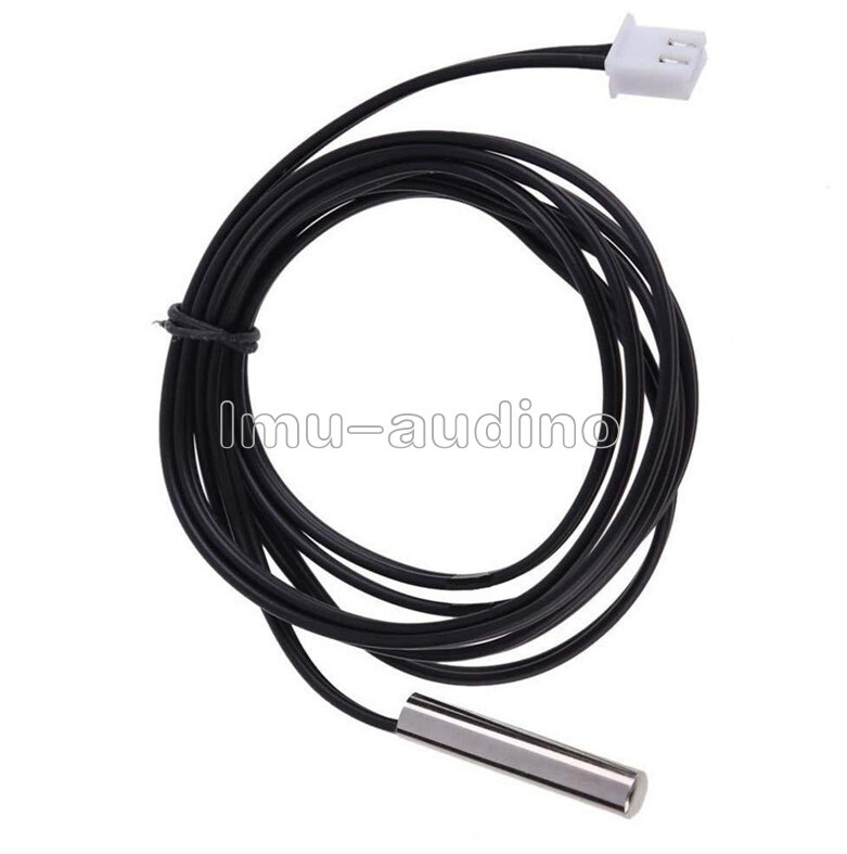 10PCS 1% 3950 10K NTC Thermistor Accuracy Temperature Sensor Waterproof Probe 1m