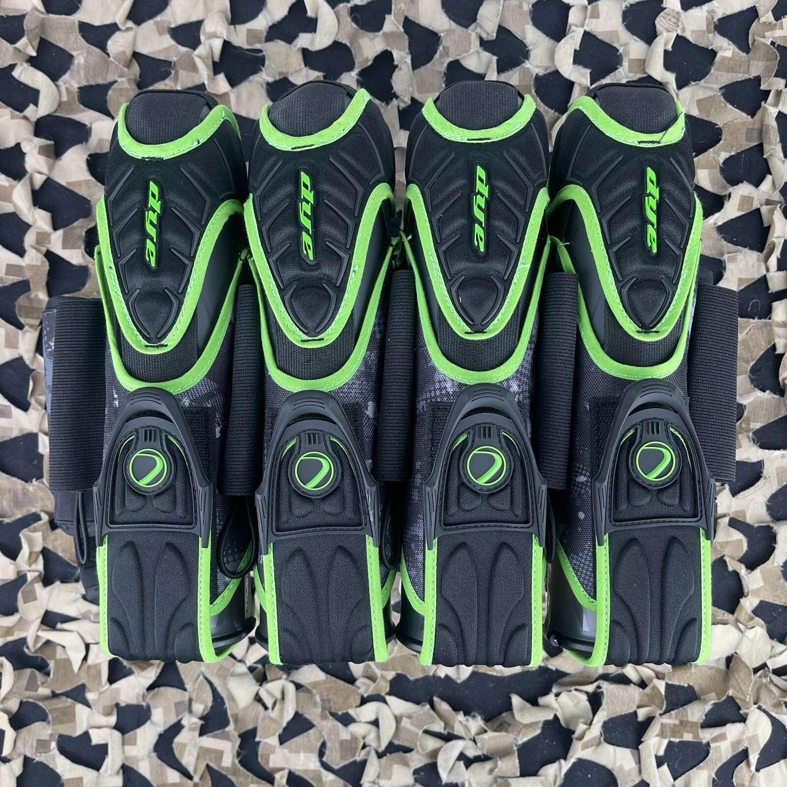 NEW DYE Assault Pack Harness 4+5 - Lime DyeCam