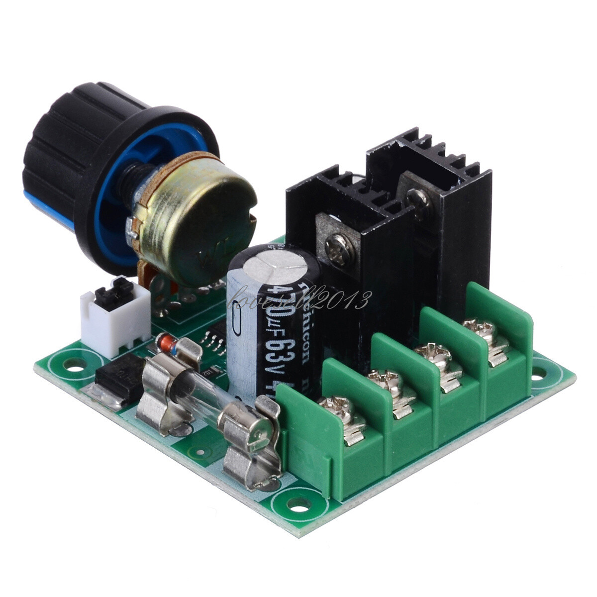 12V~40V 10A PWM DC Motor Speed Control Switch Controller Volt Regulator Dimmer