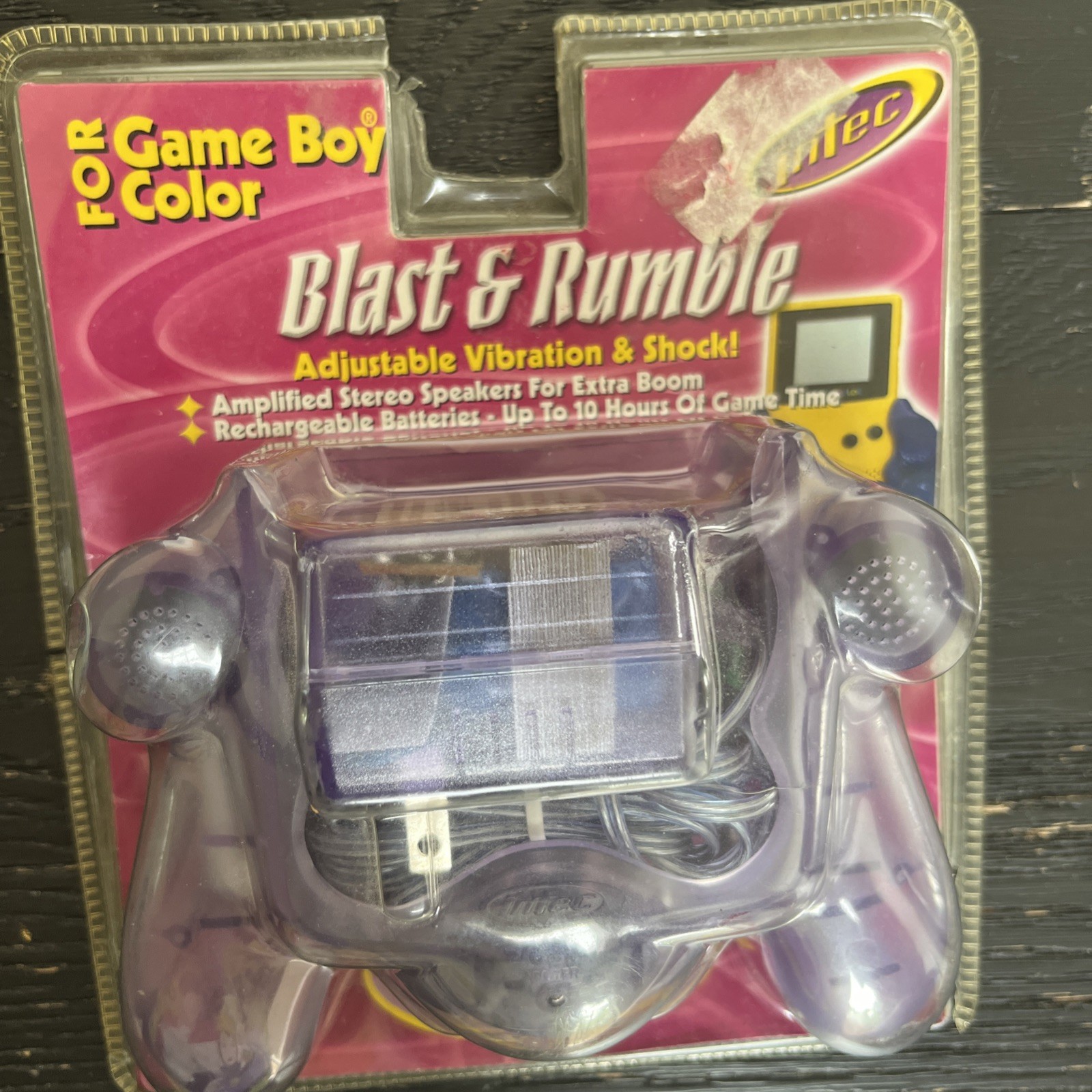 Pair of Intec Gameboy Color Blast & Rumble In Original Packaging - Free Shipping