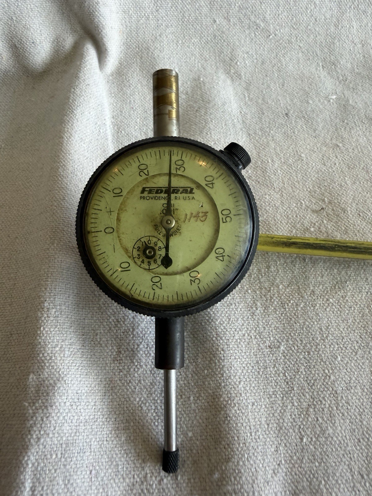 Federal Dial Indicator C81 1” Range Reads In .001 Graduations