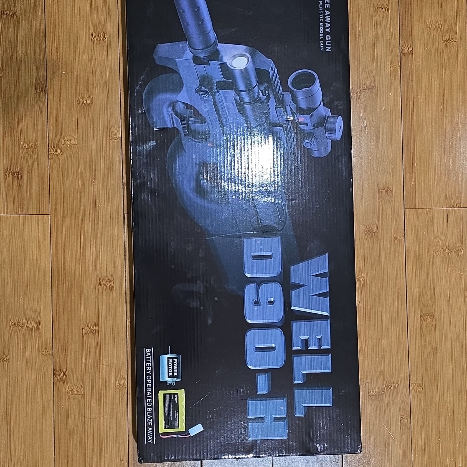 Well D90H Fully Automatic Electric Sub machine airsoft Rifle.