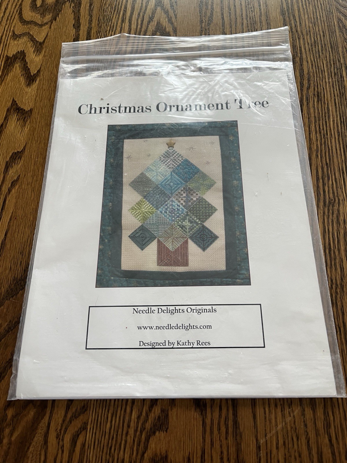 2009 Needle Delights Kathy Rees Christmas Ornament Tree Pattern Chart Complete