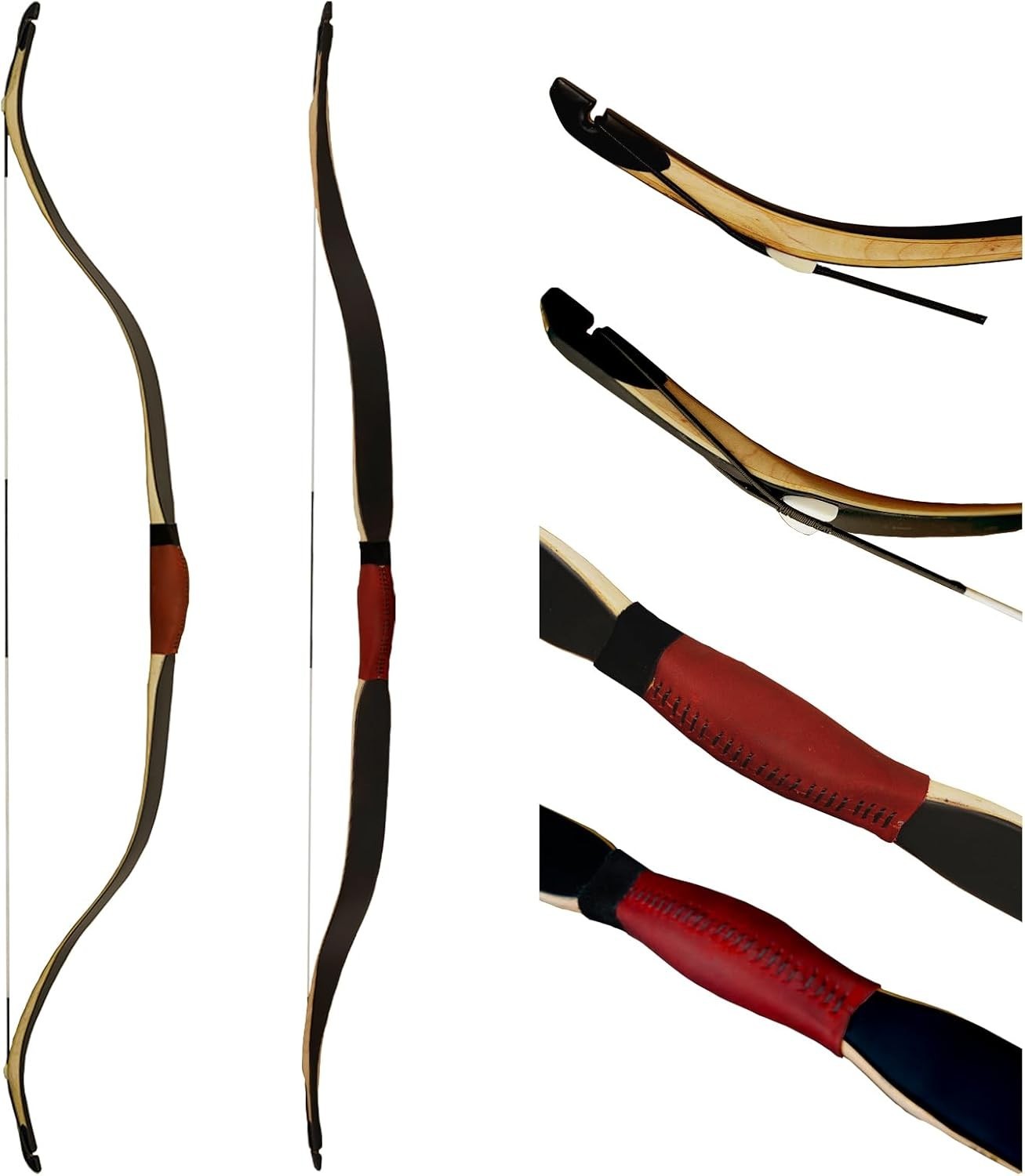 AF Archery Turkish Recurve Bow, 50" High-Performance Traditional Hunting Bow