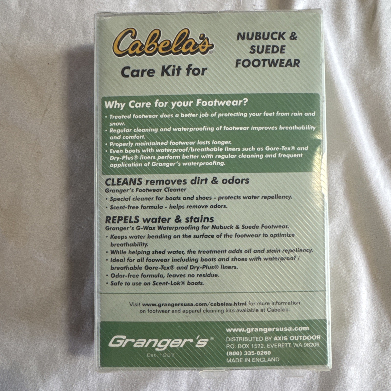 Cabela’s Care Kit for Nubuck & Suede Footwear