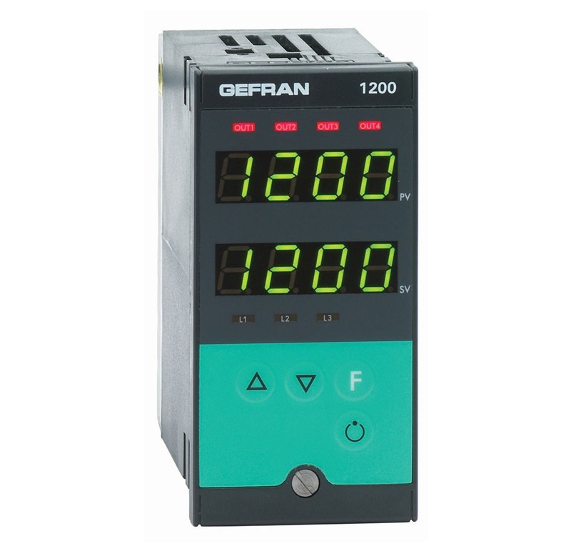 Gefran F023210 1200-RR00-00-0-1 48x96 Microprocessor Temperature Controller