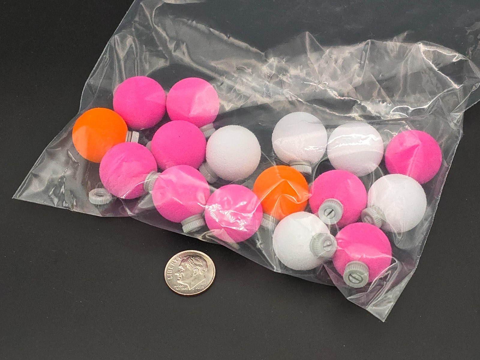Air Lock Biodegradable Strike Indicators - 3/4" - Assorted 16 Pack - CLOSEOUT