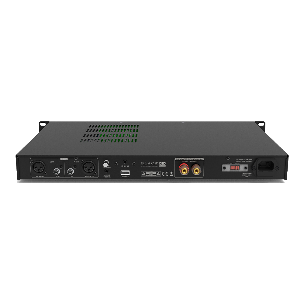 1000W Subwoofer Amplifier w/ DSP Mono Class D, 4ohm Stable, Auto-Sensing SAM500