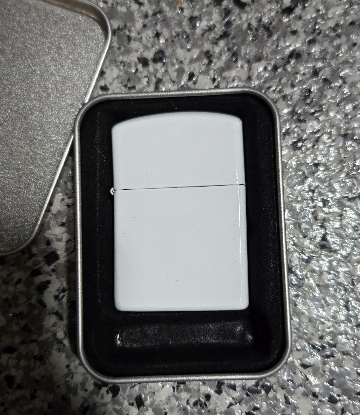 Flip Top Dye Sublimation Lighter Blanks w/Metal Gift Box