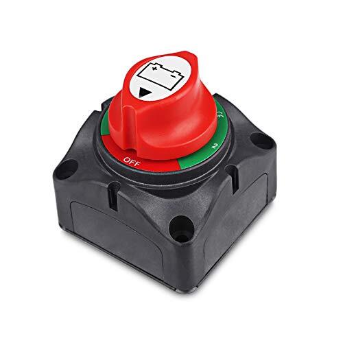 1-2-Both-Off Battery Switch 12V-60V Battery Disconnect Master Cut Shut Off