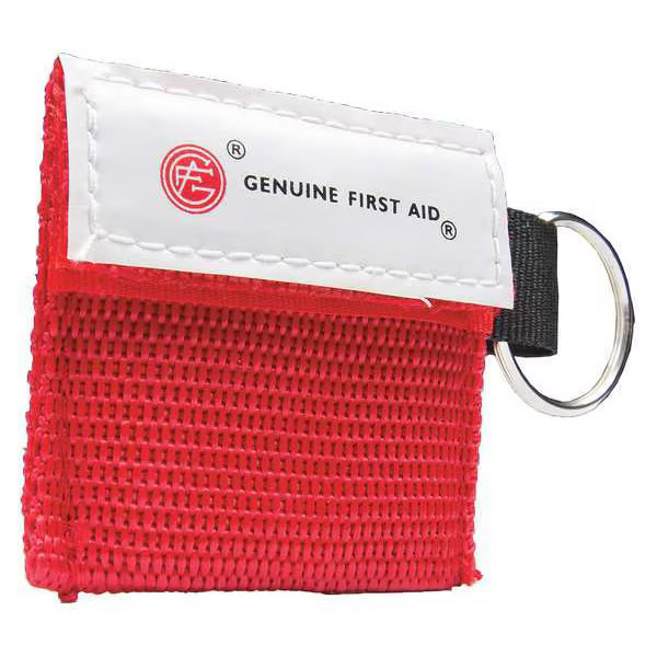Genuine First Aid CPR Face Shield,Nylon,Components 2 9999-2401 Genuine First Aid