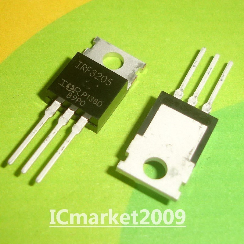 50 PCS IRF3205 TO-220 F3205 N-Channel Trench Process Power MOSFET Transistor