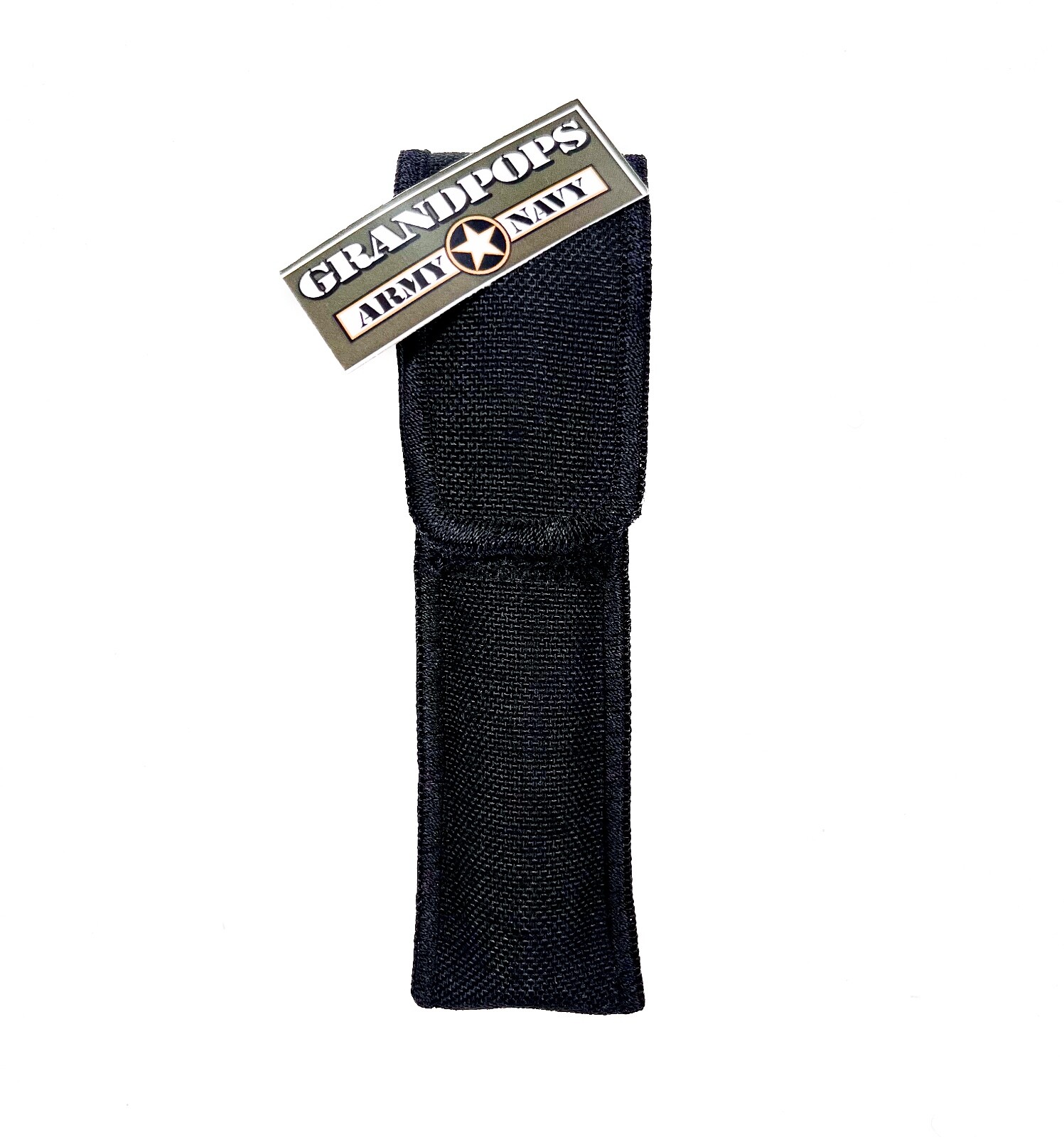 TACTICAL MINI MAGLITE BLACK QUICK RELEASE NYLON MARKER / FLASHLIGHT BELT HOLDER