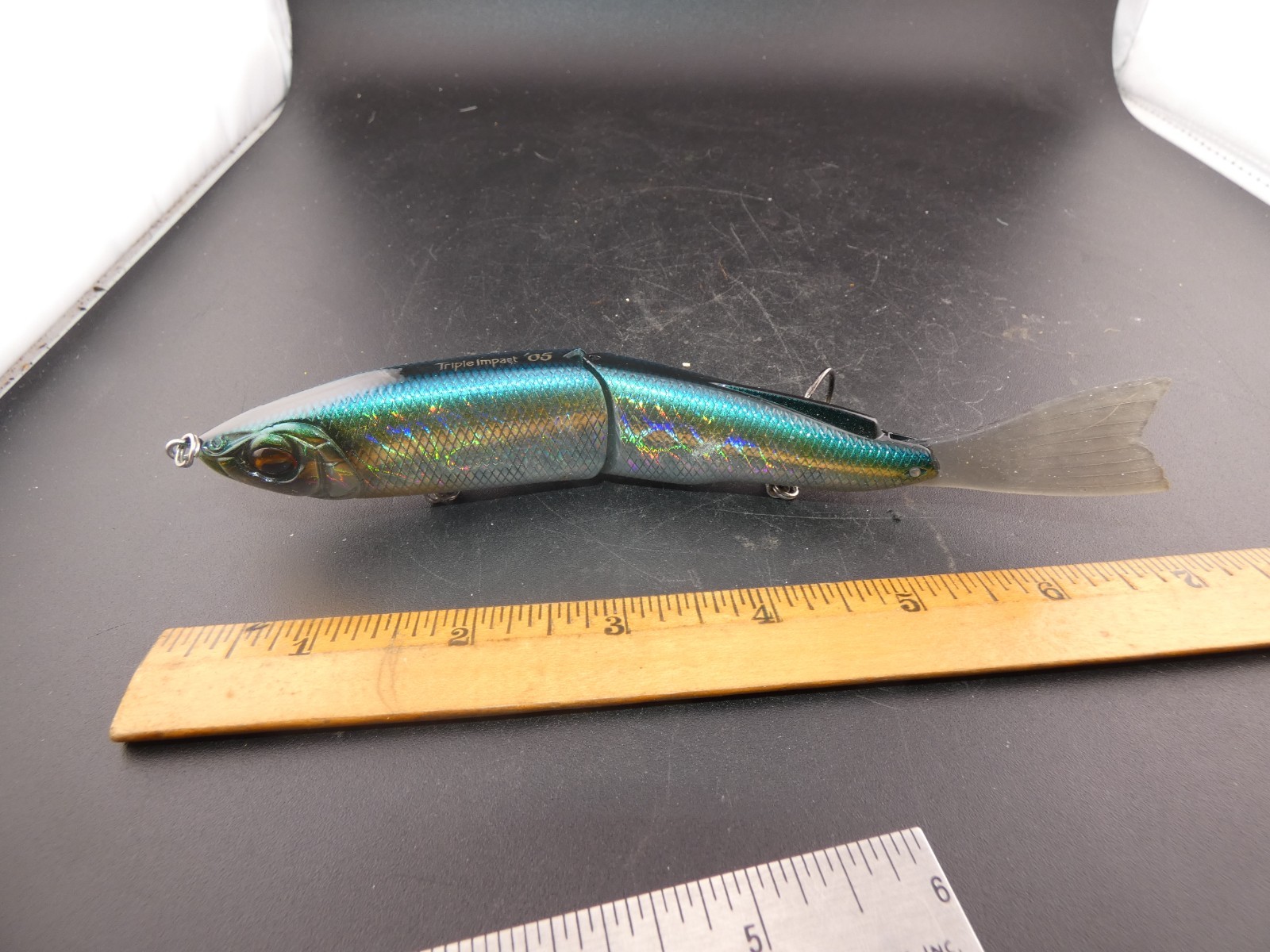 RARE Shimano TRIPLE IMPACT LIPLESS  LM-1403 DEBH  Fishing Lure