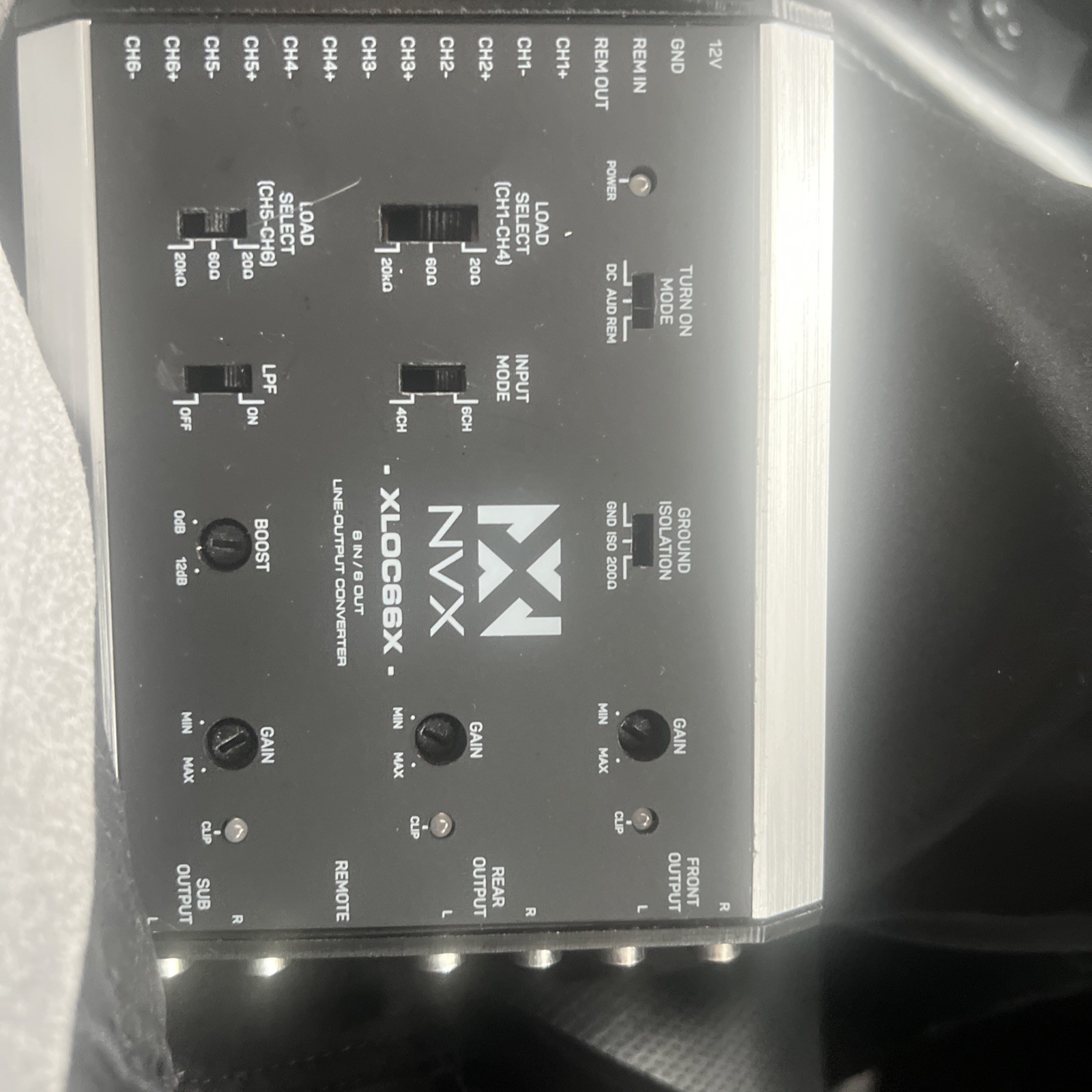 NVX XLOC66X 6 inputs / 6 outputs Line Output Converter with Remote Level Control