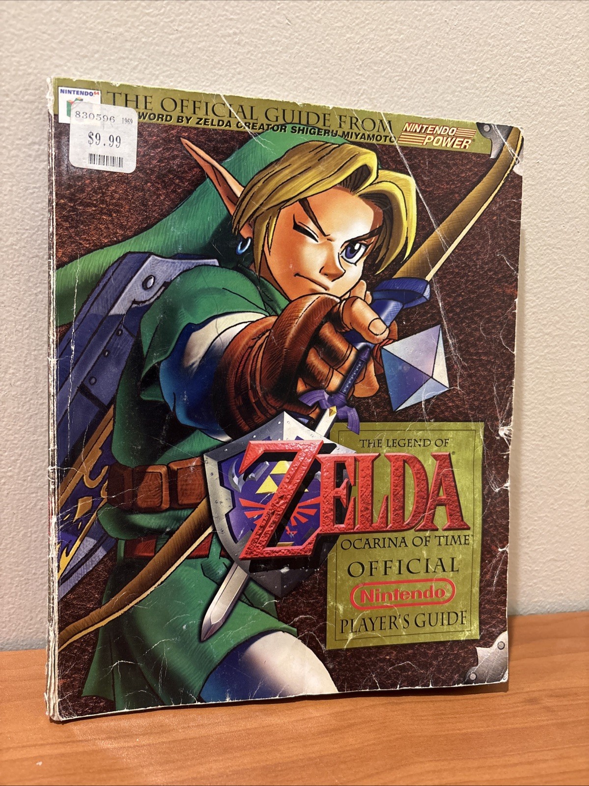 Zelda Ocarina of Time Player’s Guide – Nintendo Power Bow Cover N64 – Fair