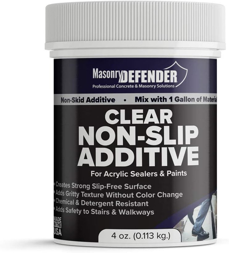 Non Slip, Clear, Floor Grip for Acrylic Sealers,  Paint Additive Fine Grit