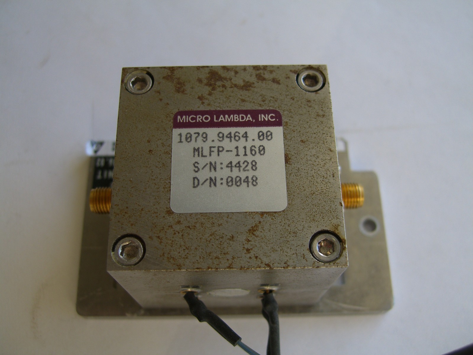 YIG FILTER 7-26.5 GHz FOR ROHDE FSEM SPECTRUM ANALYZER, MICRO LAMBDA