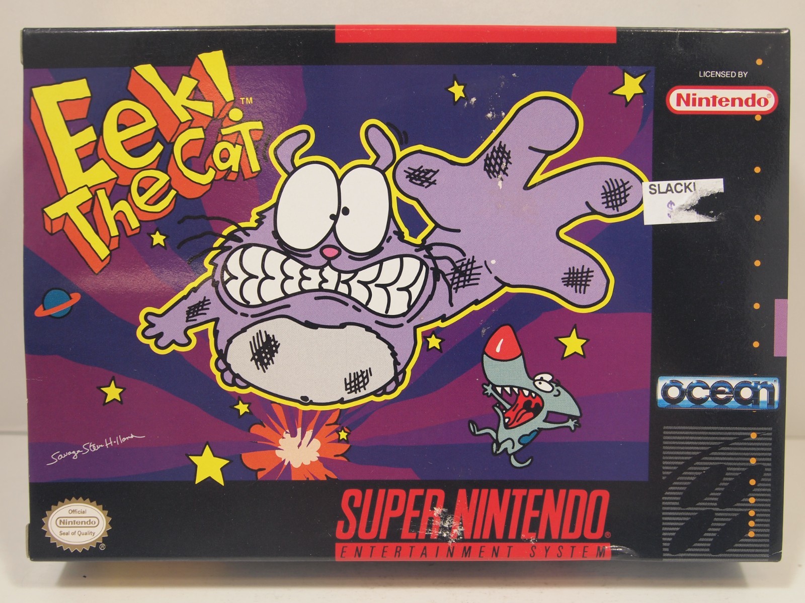 Eek! The Cat (Super Nintendo | SNES) Authentic BOX ONLY