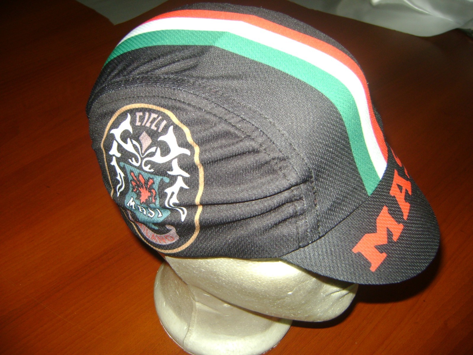 MASI CYCLING CAP ITALIA HAT CAP POLYESTER SUBLIMATED UV RAY PISTA VOLUMETRICA