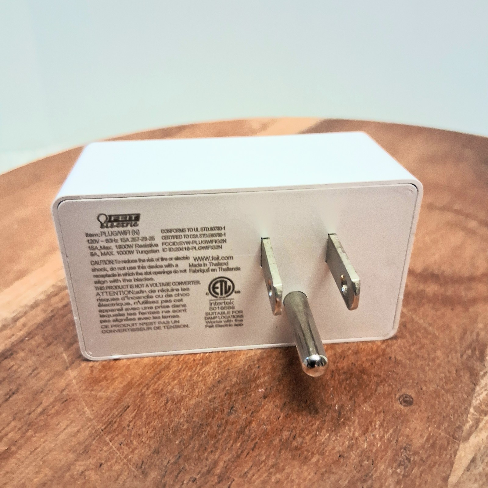 Feit Electric Smart Wi-Fi Plug 1 Pack Apple Andriod White With Box Tested EUC