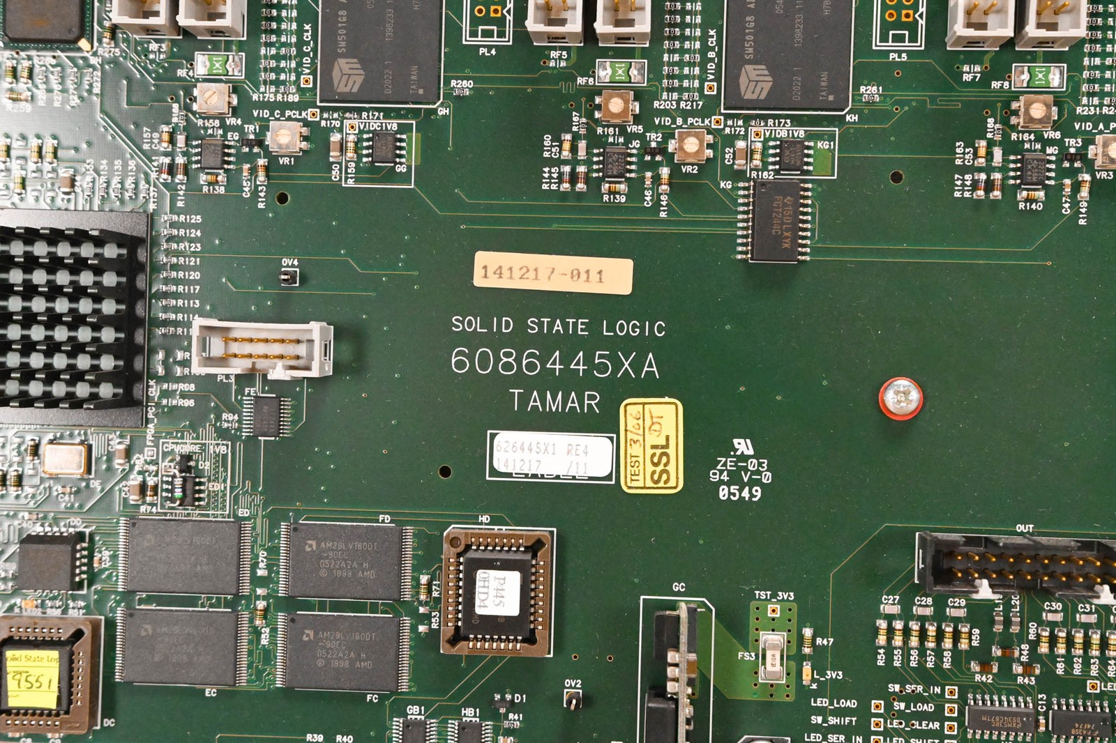 Solid State Logic C300 HD TAMAR DSP Processor Board CG01U0S