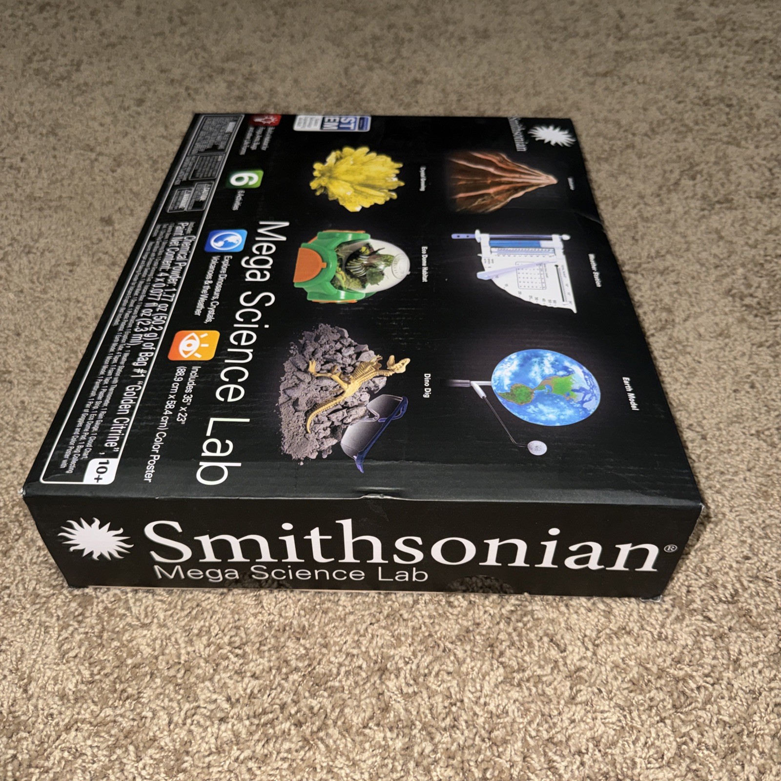 Smithsonian Mega Science Lab Kit Set 6 Activities SEALED NEW