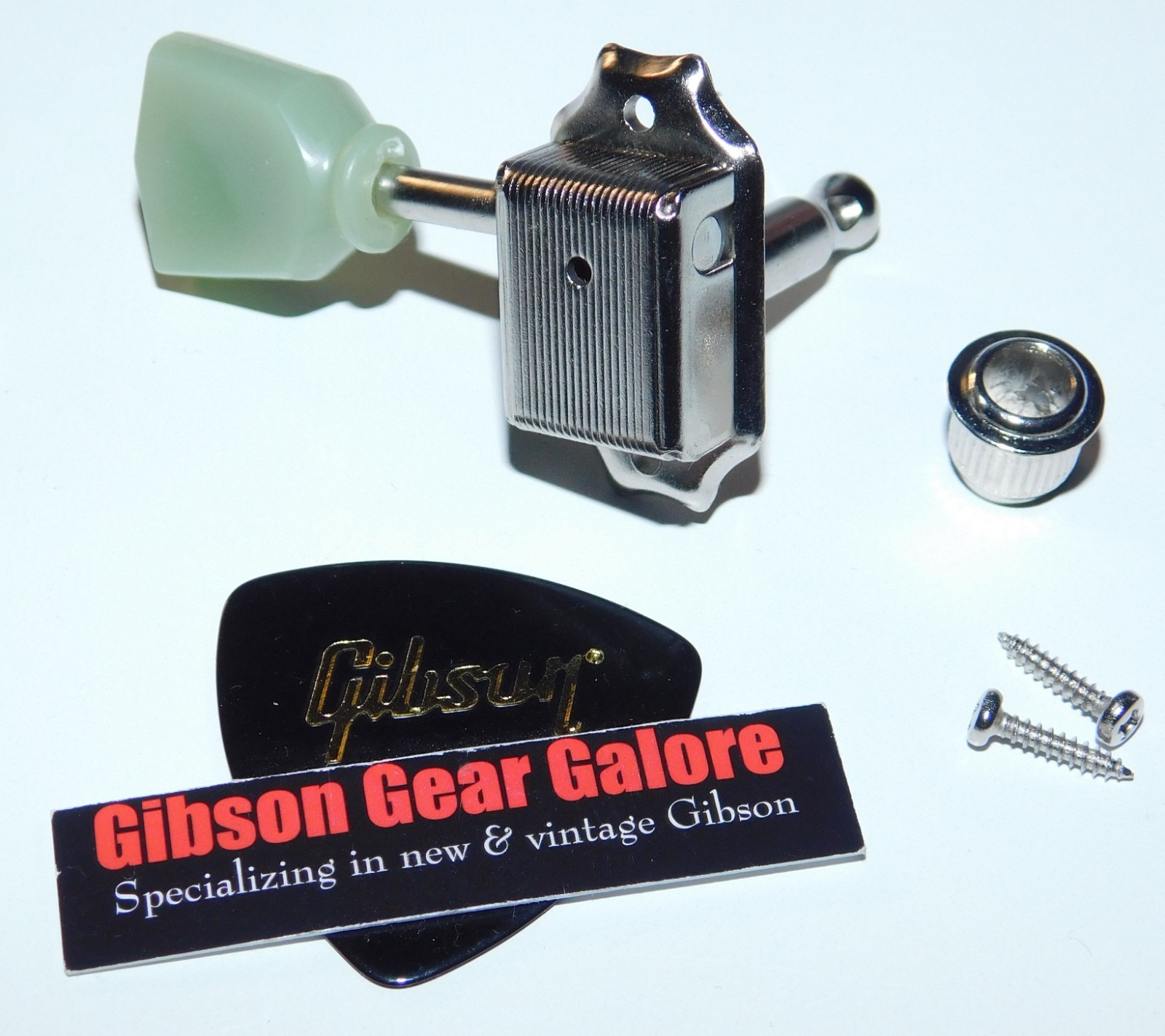 Epiphone Les Paul Tuner Nickel Deluxe Peg SG Guitar Parts Tuning Project Green2A