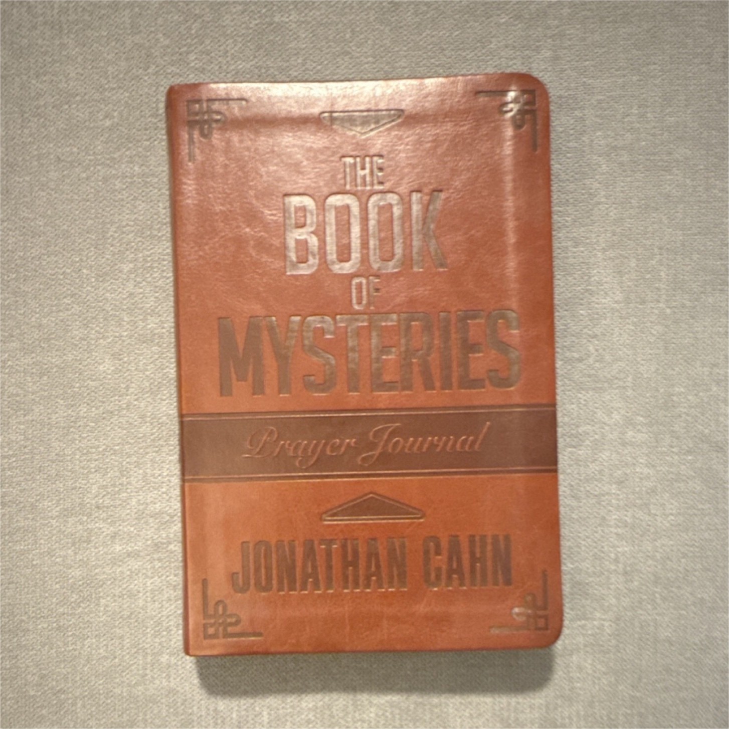 The Book of Mysteries Prayer Journal by Jonathan Cahn Book