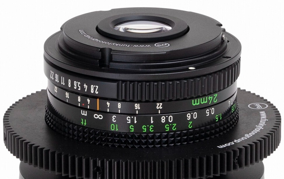 Conversion kit CANON FD 24 24mm f/2.8 to CANON EF mount / infinity focusing / 1A