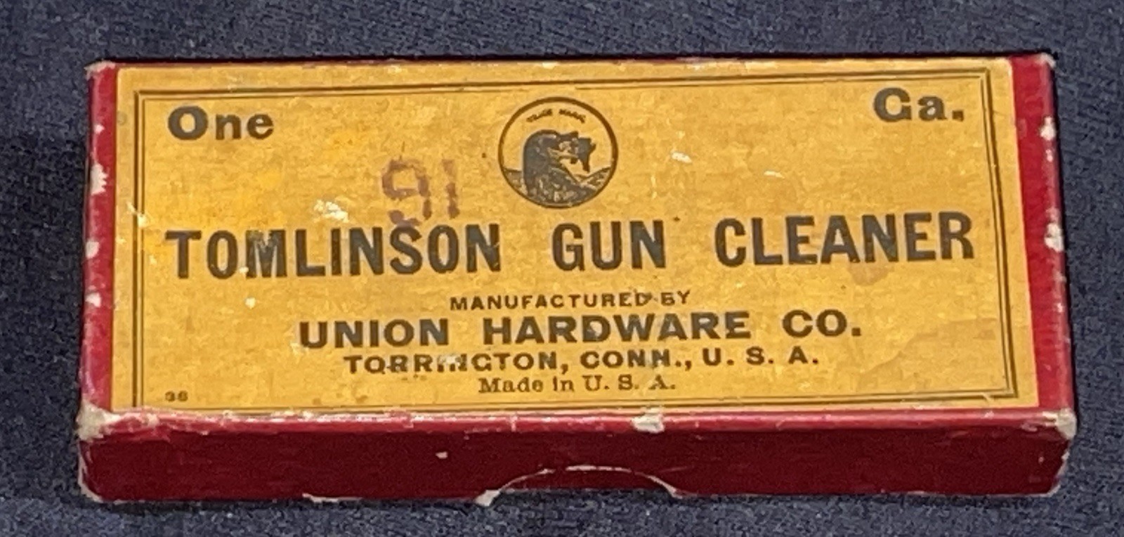 Tomlinson Gun Cleaner  for 16 Gauge Shotgun W/ Original Box