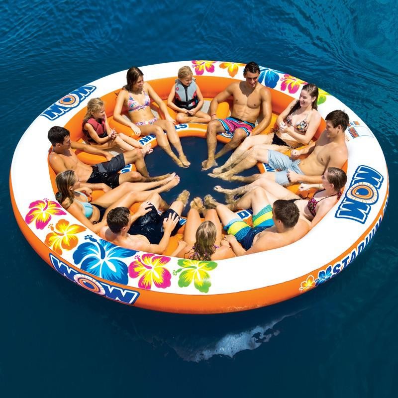 NEW WOW 14-2090 World of Watersports 12 Person Water Floating Stadium Islander