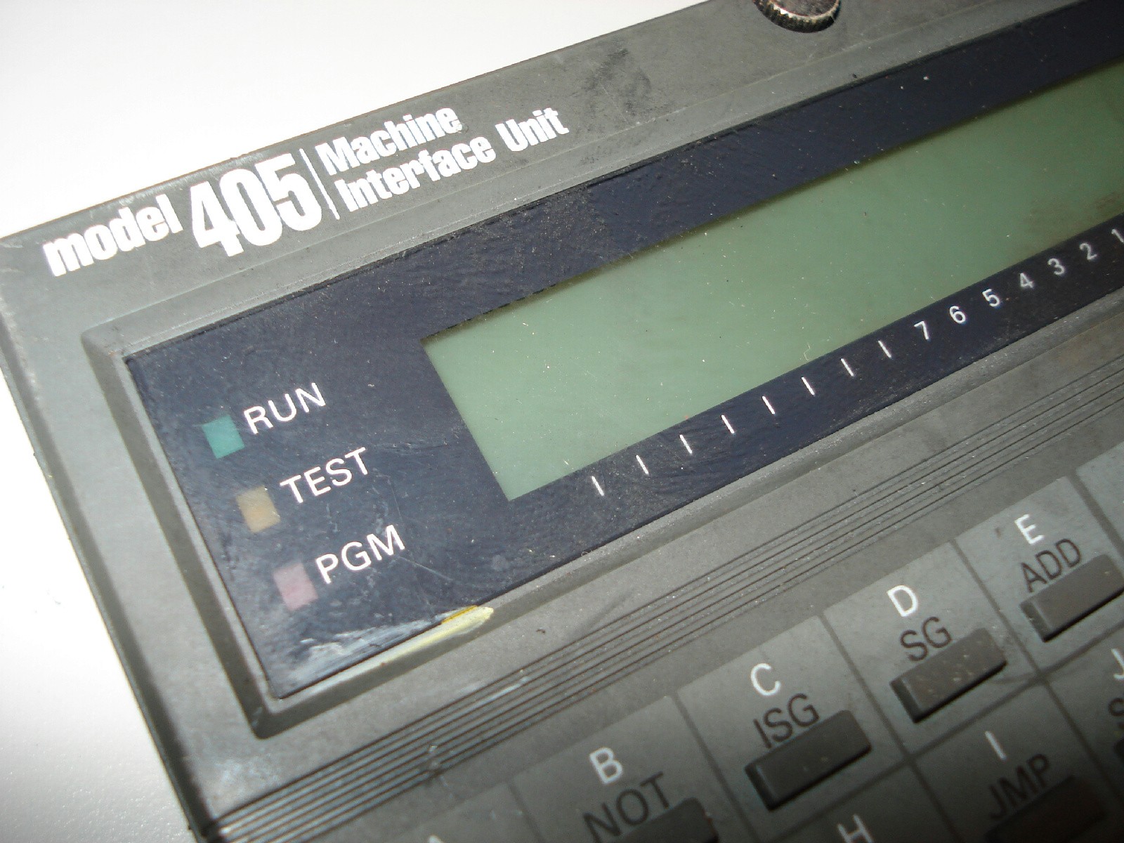 Texas Instruments S-10P 9008 Model 405 Machine Interface Keypad Unit