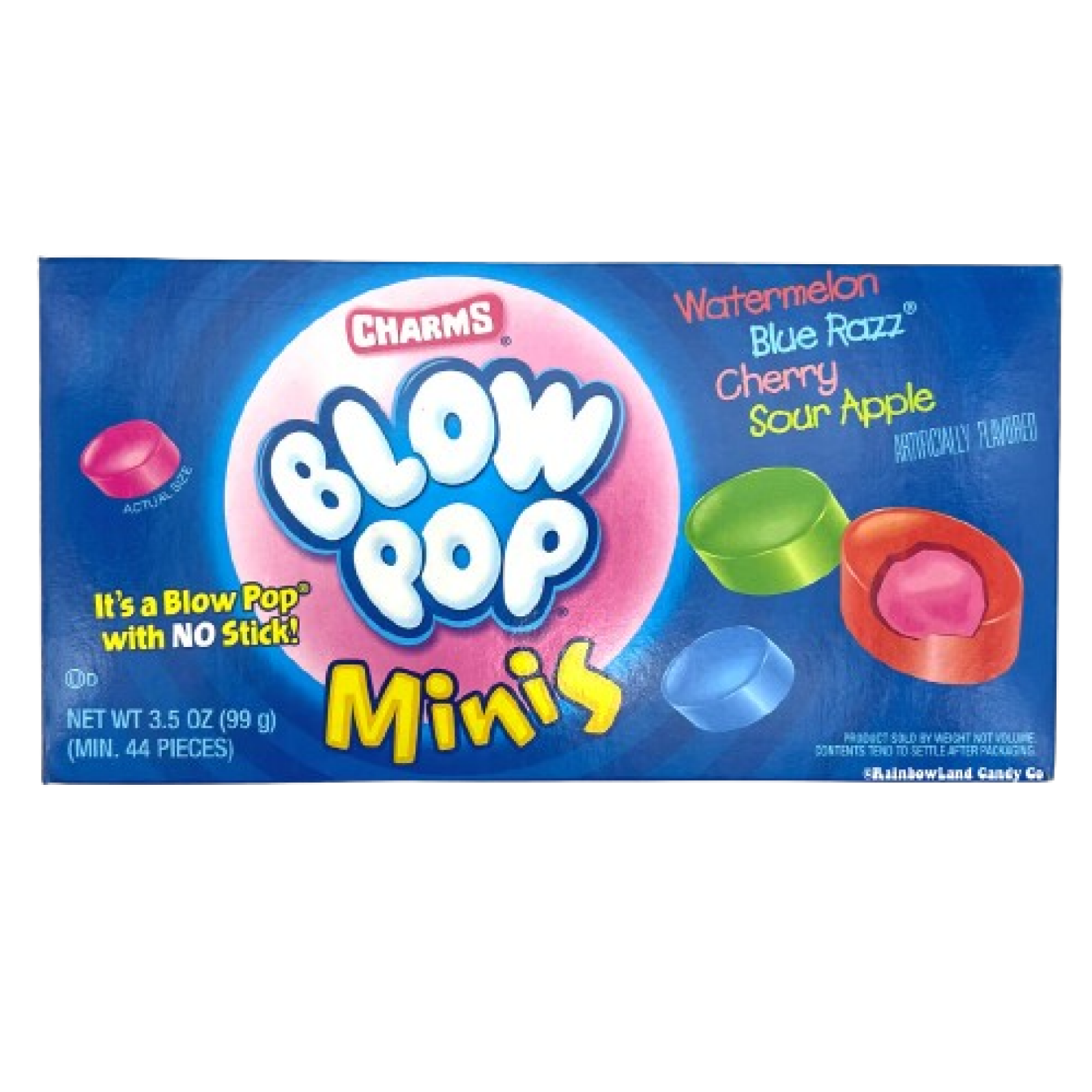 Full Box 12x Packs | Charms Assorted Blow Pop Minis Theater Box Candy | 3.5oz