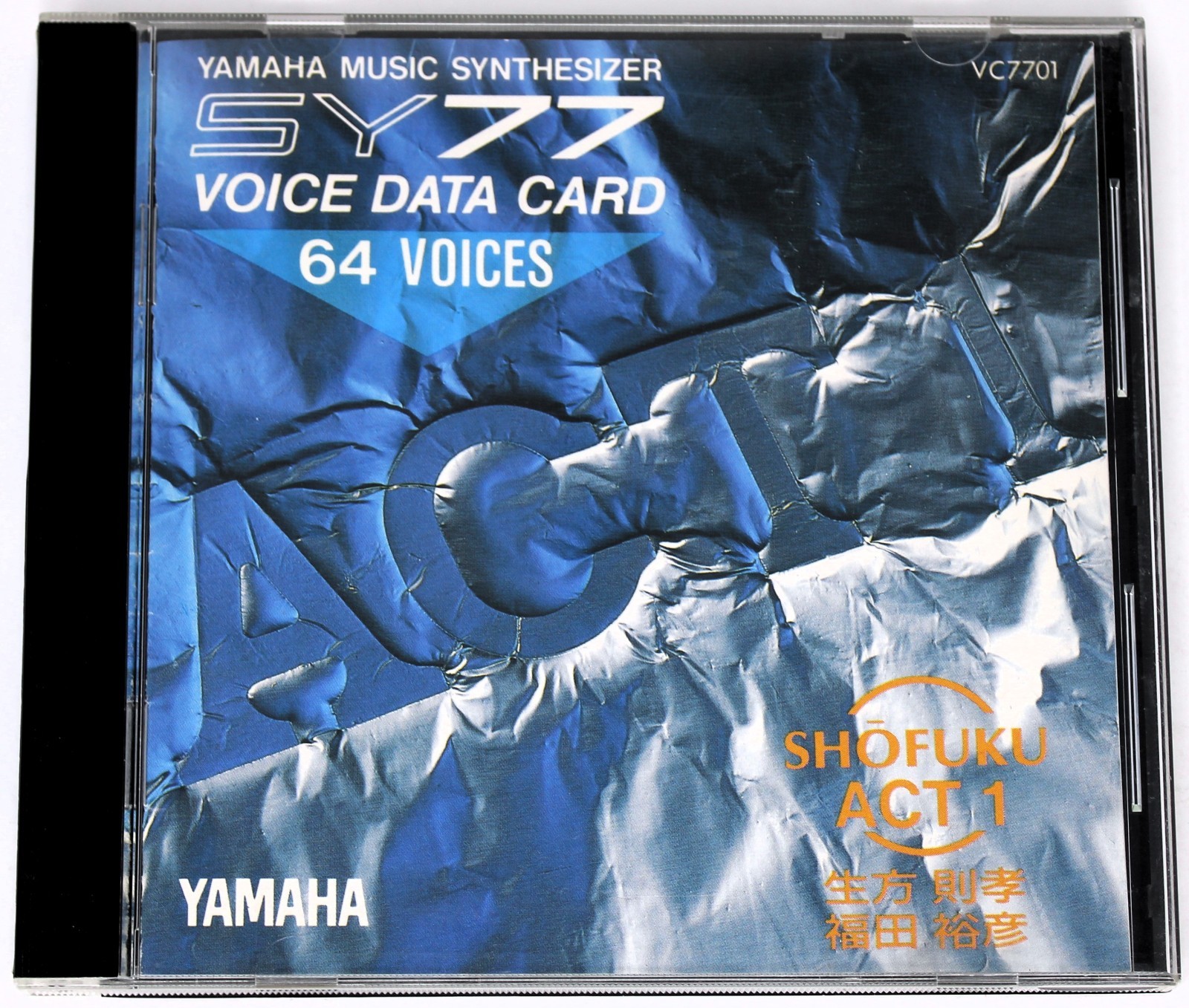 Yamaha SY77 Shofuku Act 1 Voice Data Card For Yamaha SY77 and Yamaha TG77